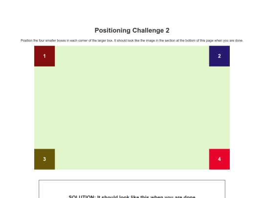 positioning-challenges-start/challenge2 screenshot