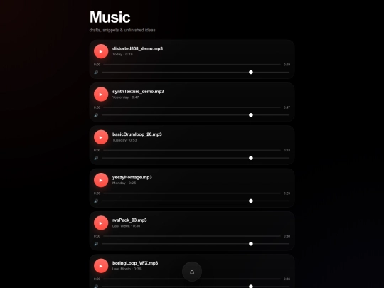 music screenshot