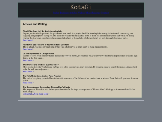 articles-index screenshot