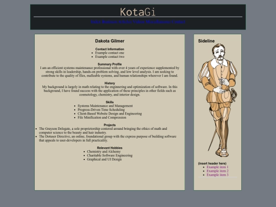 resume screenshot
