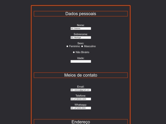 formulário screenshot