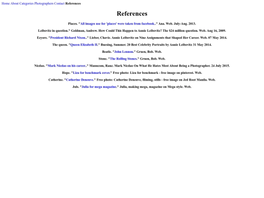 references screenshot