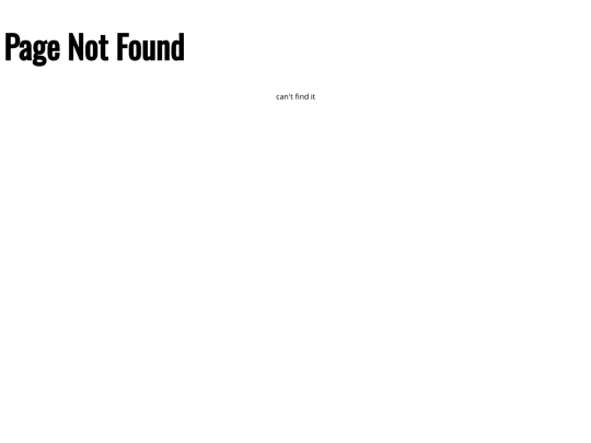 not_found screenshot