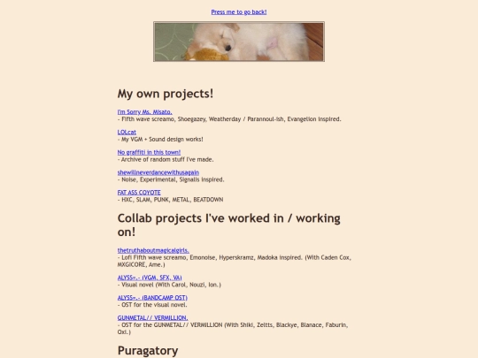 projects screenshot