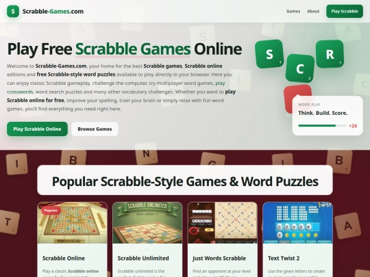 scrabble.com screenshot