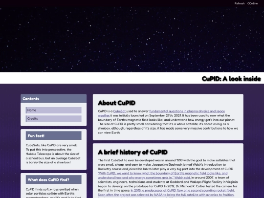 CuPID screenshot