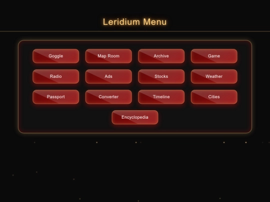Menu screenshot