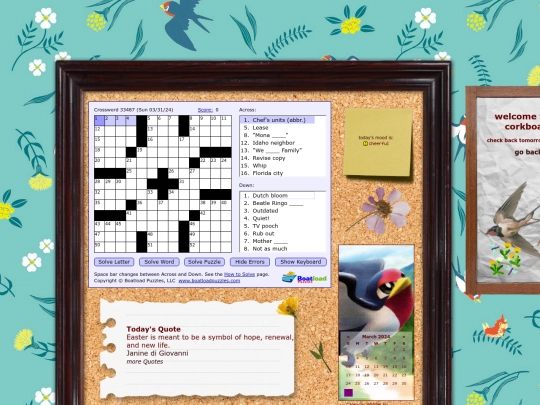 corkboard screenshot