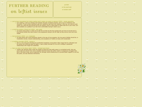 furtherreading_leftistissues screenshot