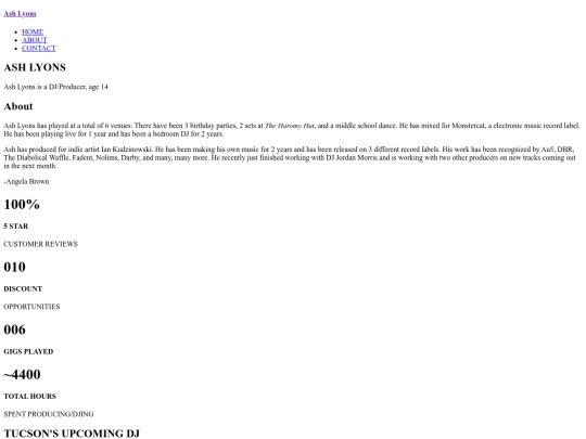 index screenshot