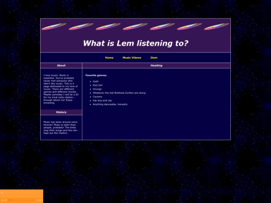 music screenshot