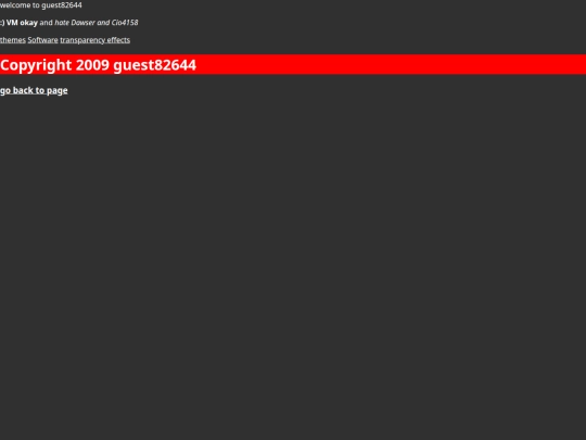 Old screenshot