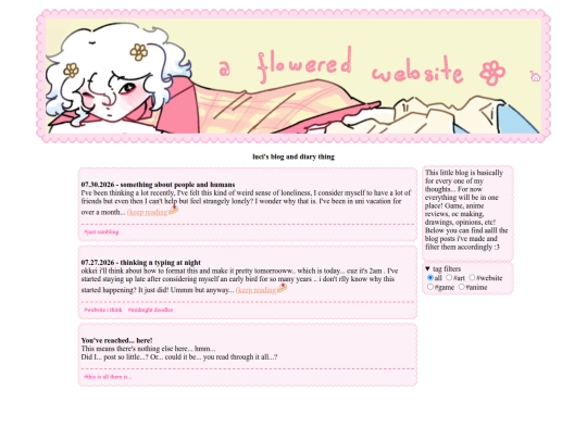 blog screenshot