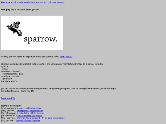 sparrow screenshot