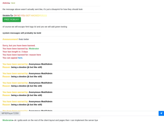 chat screenshot
