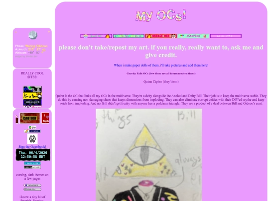 pages/ocs screenshot