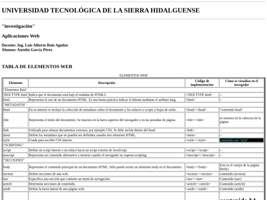 elementos html/html5 screenshot