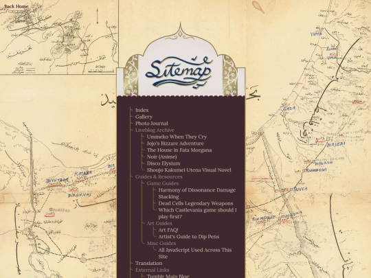 sitemap screenshot