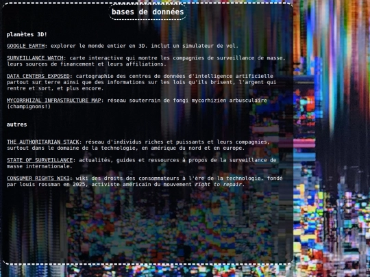 biblio/donnees screenshot