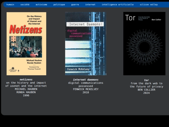 biblio/livres/livresinternet screenshot