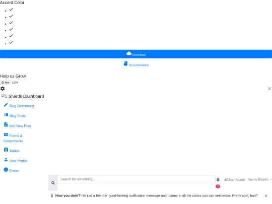 index screenshot