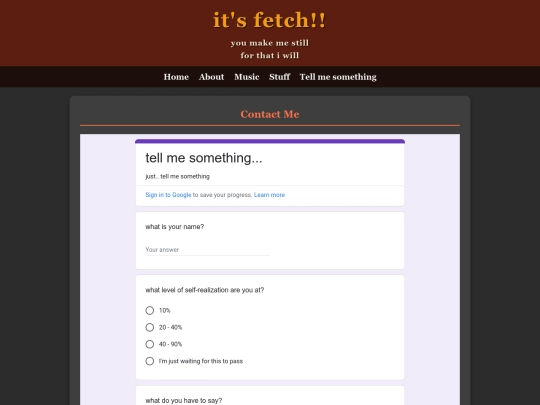 contact screenshot