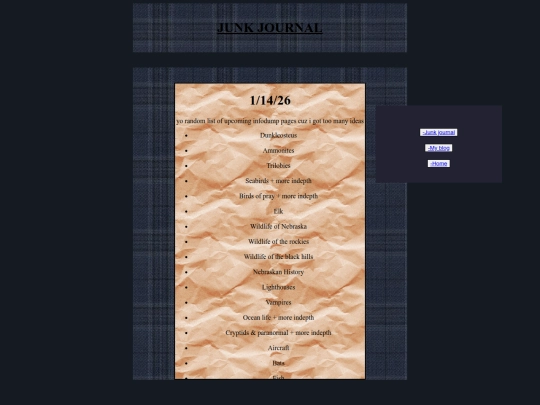 journal screenshot