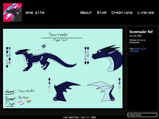creations/2d/snowreader_ref screenshot