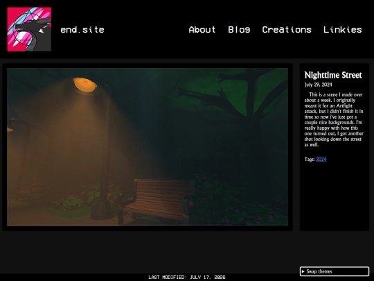 creations/3d/nighttime_street screenshot