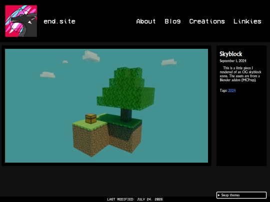 creations/3d/skyblock screenshot