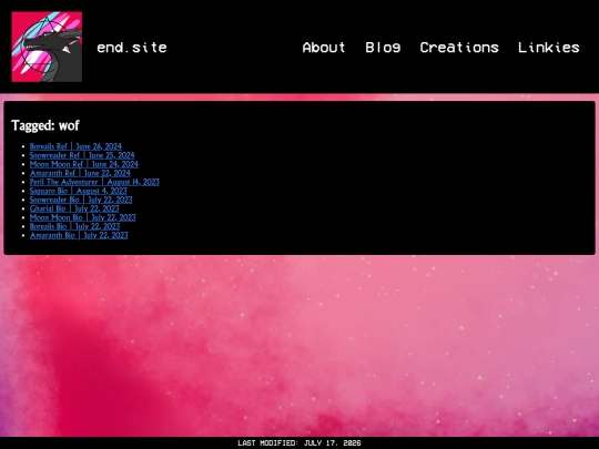 creations/tags/wof screenshot
