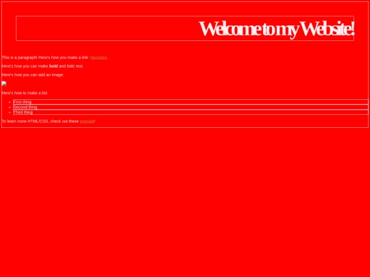 Blog screenshot