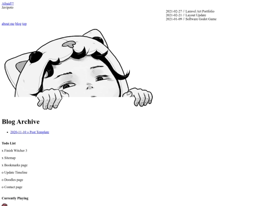 blog screenshot