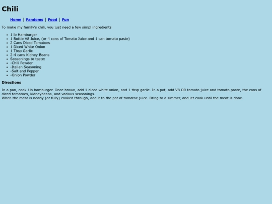 food/Chili screenshot