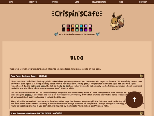 blog screenshot