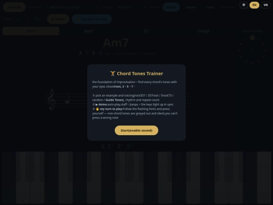 en/jazz-lab-chordtones screenshot