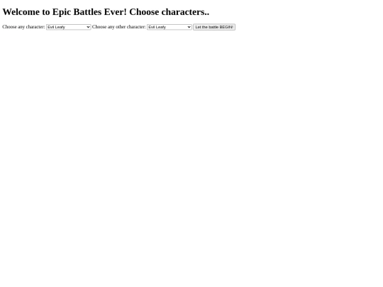 The so new good shtuff!/epicbattlesever screenshot