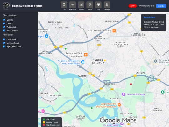 smart_surveillancesystem/maps screenshot