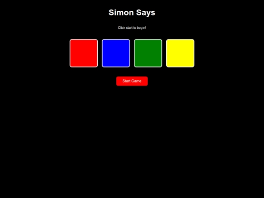 SimonSays screenshot
