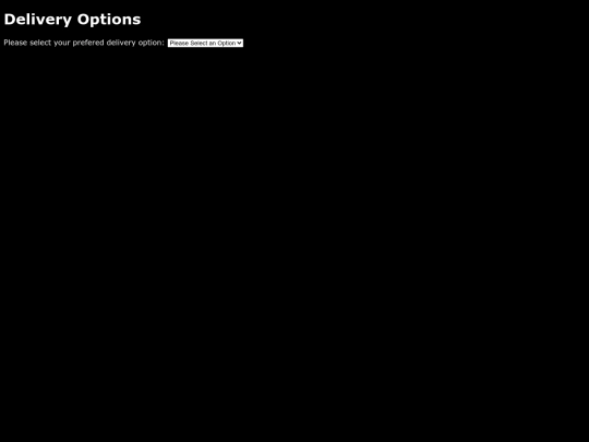 delivery screenshot
