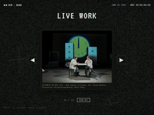 live screenshot