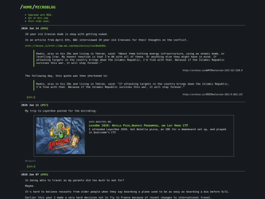 microblog screenshot
