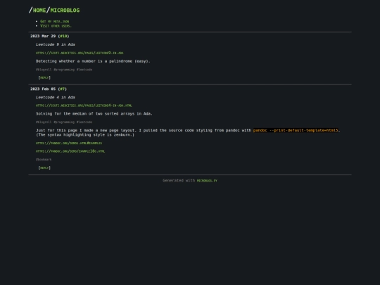 microblog/tags/leetcode screenshot