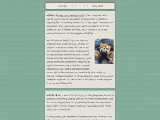 blog screenshot