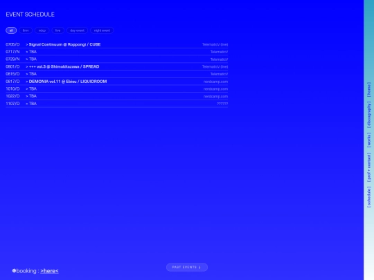 schedule screenshot