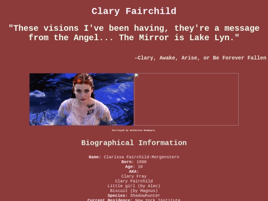 ClaryFairchild screenshot