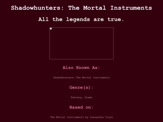 Shadowhunters screenshot
