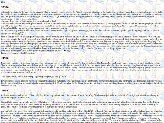 blog screenshot