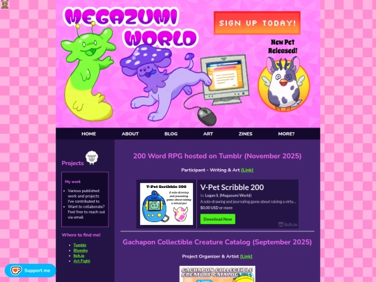 projects screenshot