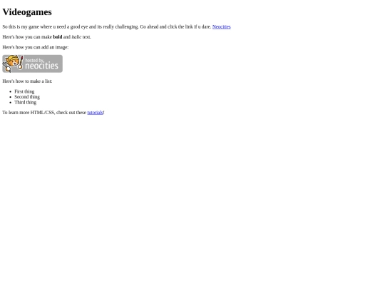 index screenshot